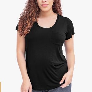 Kindred Bravely Black Nursing Pocket Tee- Medium